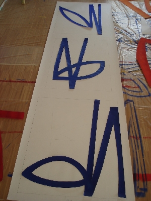 Glasfenster Entwurf 1