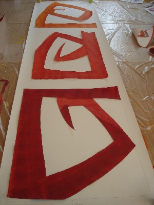 Glasfenster Entwurf 2