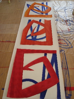 Glasfenster Entwurf 3