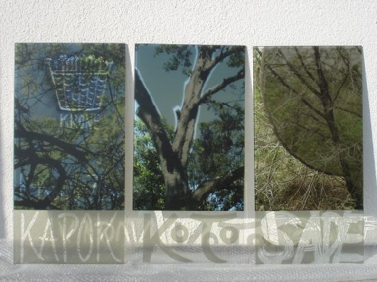 Drei Arbeiten frs Sandstrahlen vorbereitet