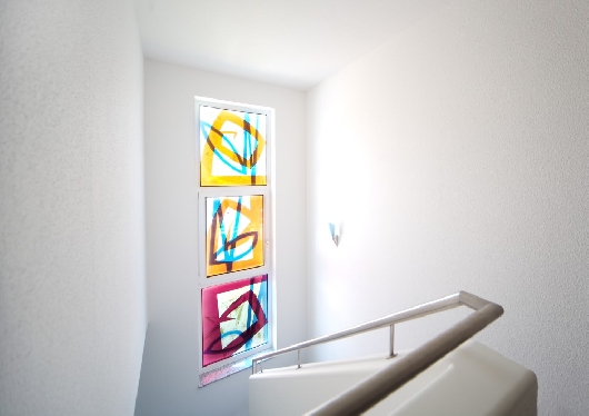 Innenansicht Nordfenster