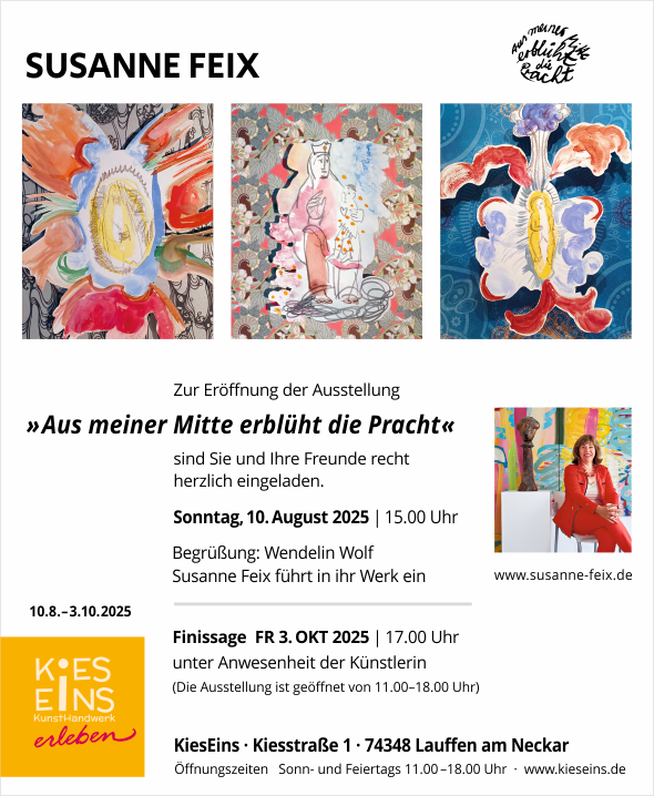 Susanne Feix Ausstellung 2025 Lauffen